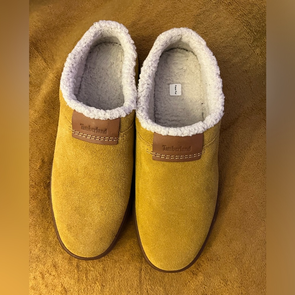 Timberland Men's Tan Suede Slip-On Shoes